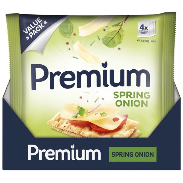 Premium Crispbread Spring Onion 400g