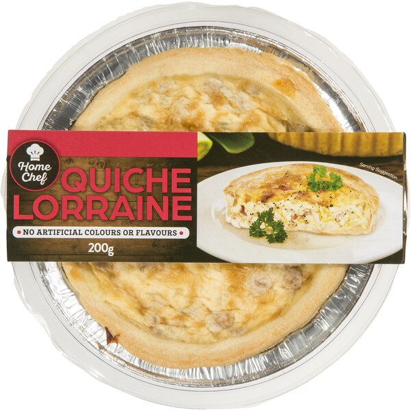 Home Chef Quiche Lorraine Chilled Meal 200g