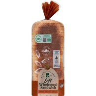 Woolworths Wholemeal Soft Sandwich Bread