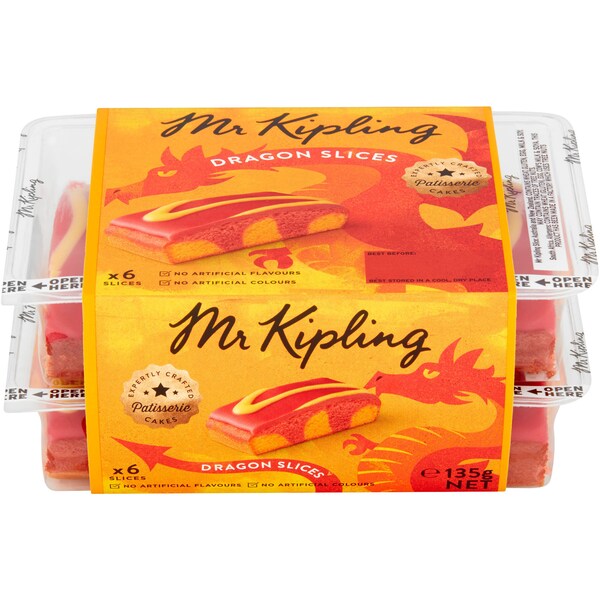 Mr Kipling Dragon Slices 6 Pack