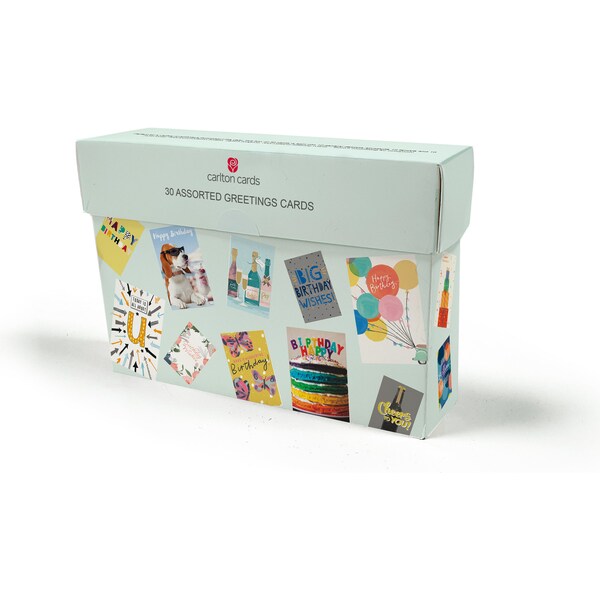 John Sands Variety Greeting Card Box 30 pack