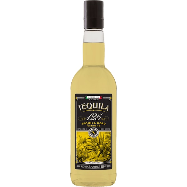 Tequila 125 Gold Bottle 700mL