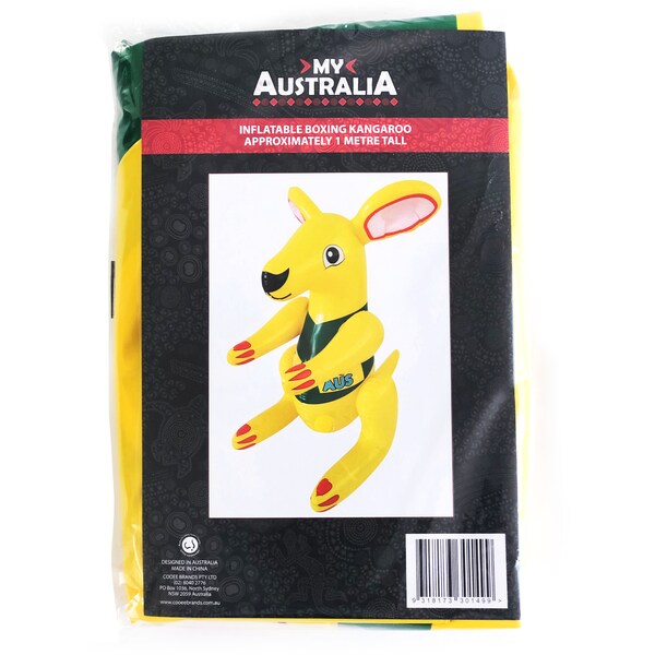 Australia Day Inflatable Boxing Kangaroo 1m