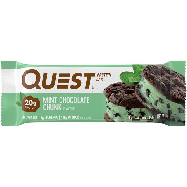 Quest Bar Mint Chocolate Chunk Bar 60g