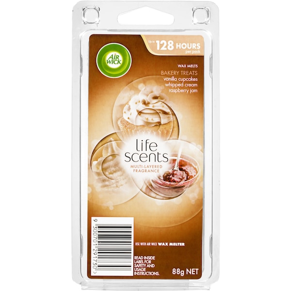 Air Wick Life Scents Wax Melt Refills Bakery Treats 88g