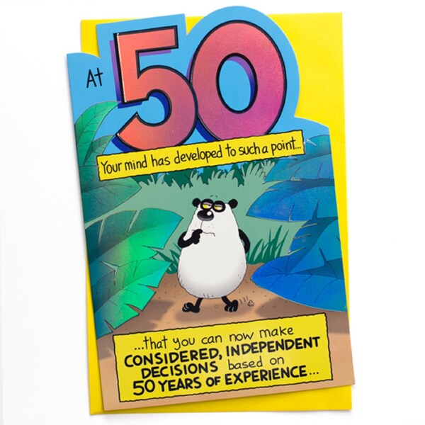 John Sands Happy 50th Birthday Card Each