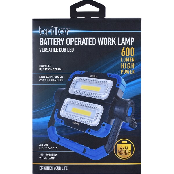 Brillar LED Work Lamp Light Panels 600Lm 2 pack