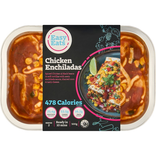 Easy Eats Chicken Enchiladas Ready Meal 500g