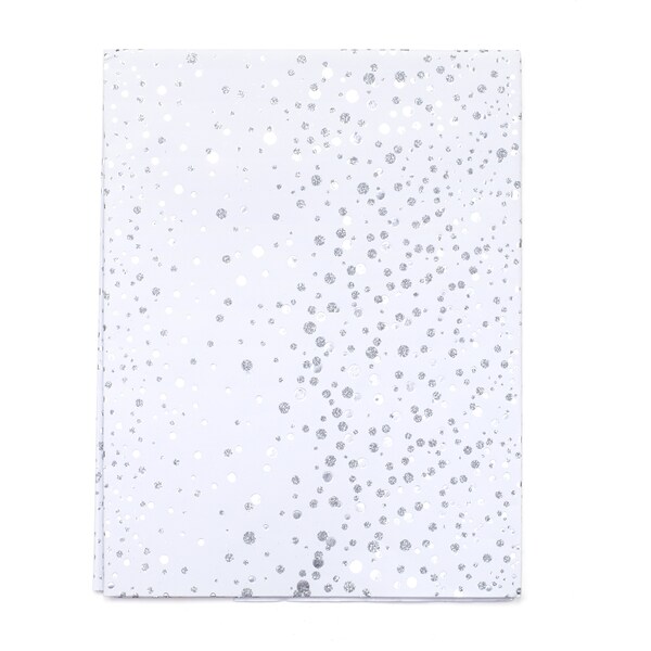 John Sands Wrapping Paper Celebrate Silver Dots Each