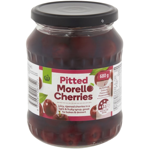 Woolworths Morello Cherries 680g