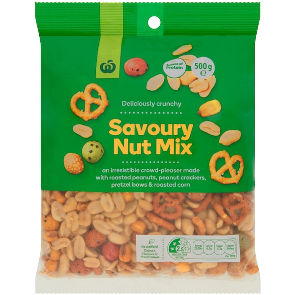 Woolworths Savoury Nut Mix 500g