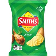 Smith's Crinkle Cut Potato Chips Chicken