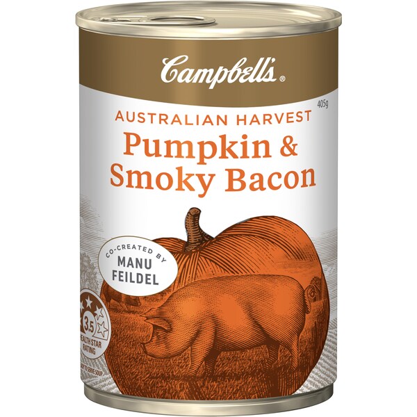 Campbell's Manu Australian Pumpkin And Smokey Bacon Soup 405g