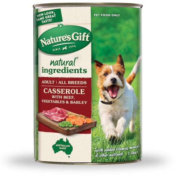 Nature's Gift Casserole Beef Vegetables & Barley 1.2kg