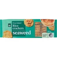 Woolworths Rice Cracker Seaweed