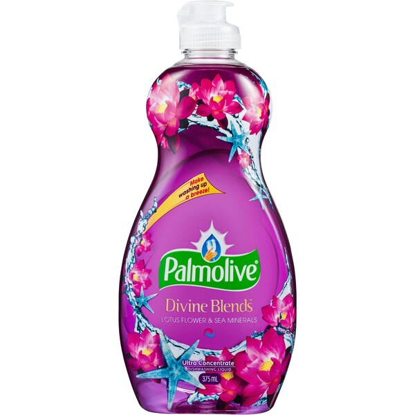 Palmolive Divine Blends Ultra Dish Washing Liquid Lotus Flower 375ml