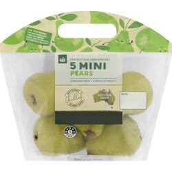 Woolworths Fresh Food Kids Mini Pears 5 Pack