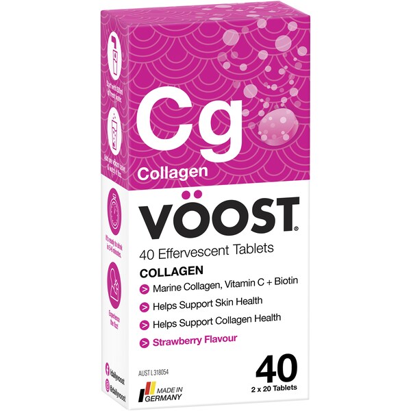 VOOST Effervescent Collagen Tablets 40 pack