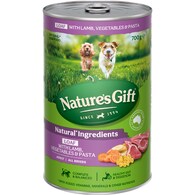 Nature's Gift Adult Wet Dog Food Loaf Lamb Recipe With Vegetables & Pasta