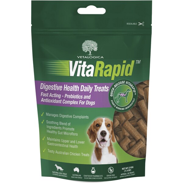 VitaRapid Digestive Health Daily Dog Treat 210g