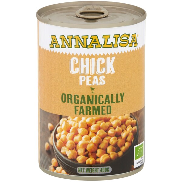 Annalisa Organically Farmed Chickpeas 400g