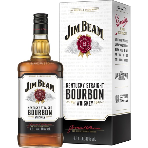 Jim Beam White Label Bourbon 4.5L