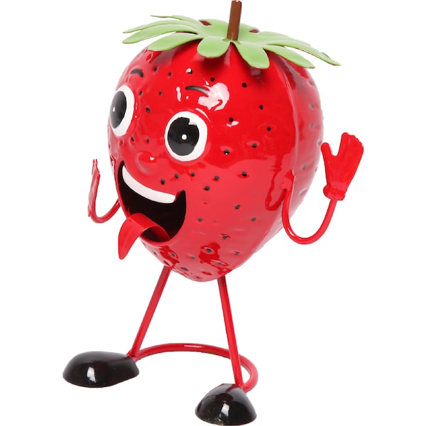 Green Gardener Metal Bobbing Strawberry each