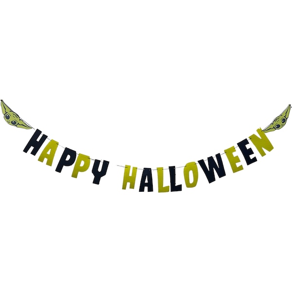 Halloween Garland Star Wars Grogu each