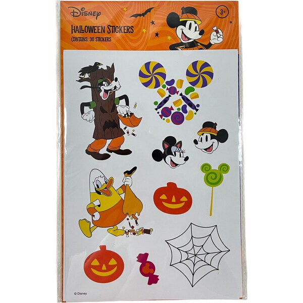 Halloween Stickers Mickey 30 pack