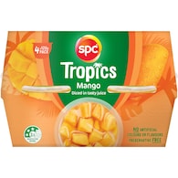 SPC Tropics Mangoes In Juice Fruit Cups