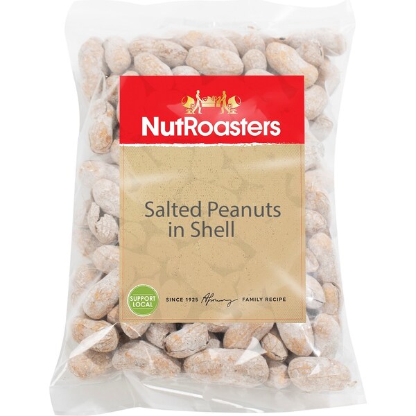 Nutroasters Salted Peanuts in Shell 500g