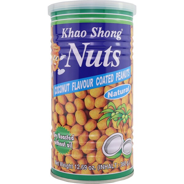 Khao Shong Coconut Flavour Coated Peanuts 360g