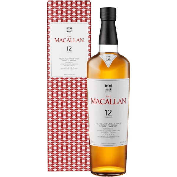 The Macallan 12 Year Old Double Cask Single Malt Scotch Whisky 700mL
