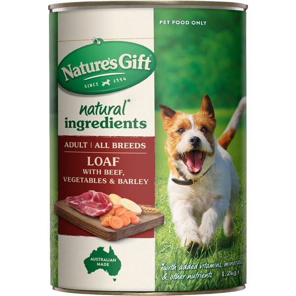 Nature's Gift Meal Time Beef Barley & Vegetables 1.2kg