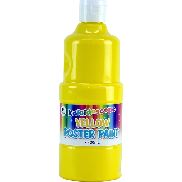 Kaleidoscope Poster Paint 400ml Yellow each