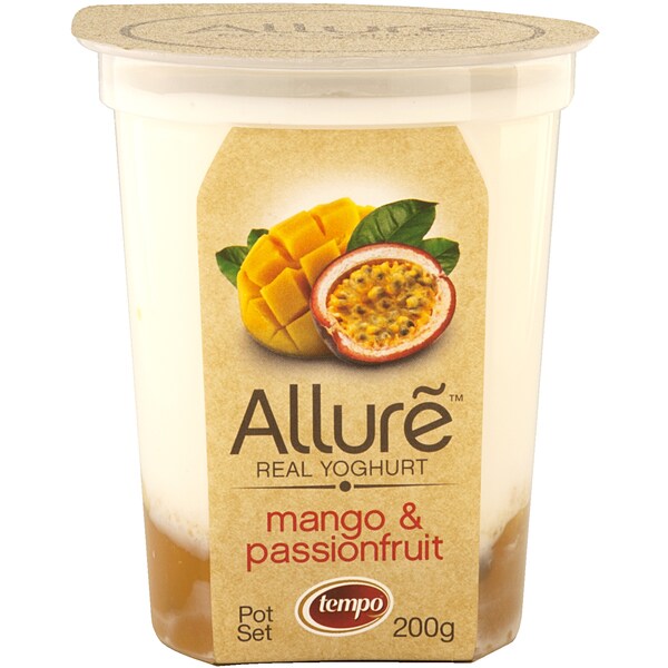 Tempo Allure Real Yoghurt Mango 200g