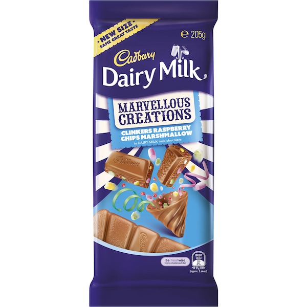 Cadbury Dairy Milk Marvellous Creations Marshmallow 205g Block