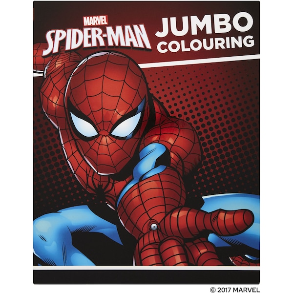 Marvel Heroes Super Disc Jumbo Colouring Book Spiderman Each