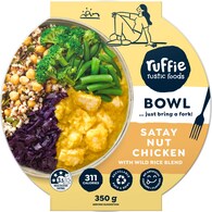 Ruffie Satay Nut Chicken & Wild Rice Bowl