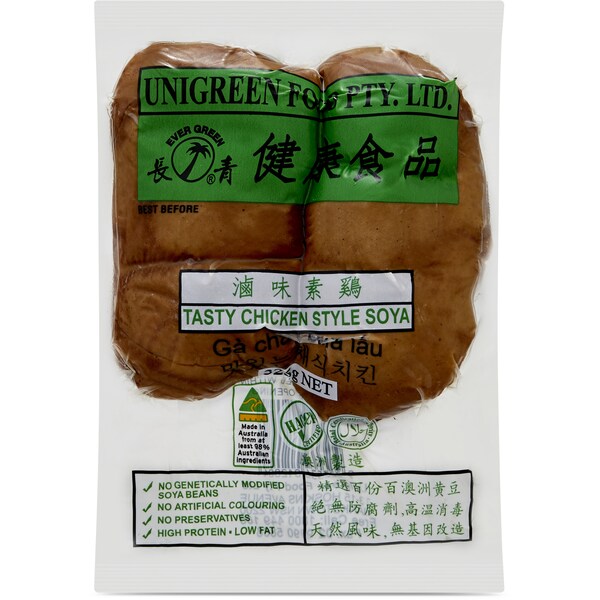 Evergreen Tasty Chicken Style Soya 325g