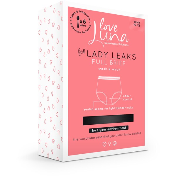Love Luna Lady Leaks Full Brief Size 10-12 each