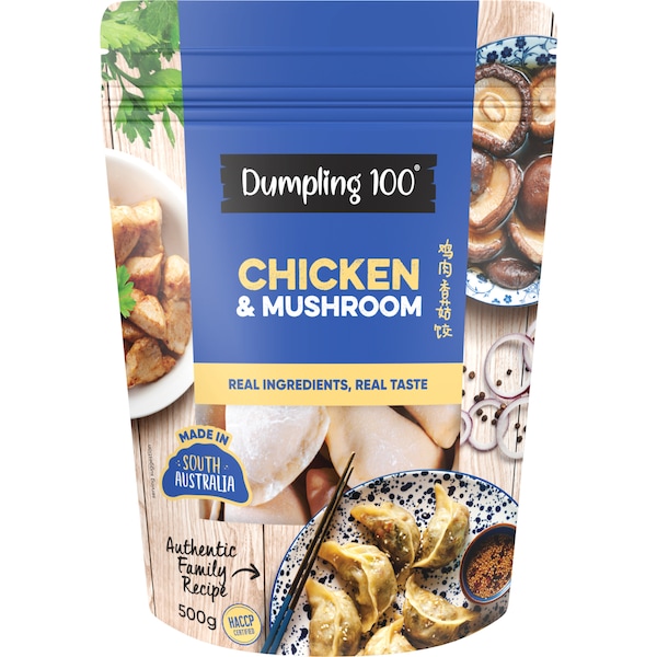 Dumpling 100 Chicken & Mushroom Dumplings 500g