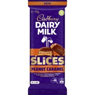 Cadbury Dairy Milk Slices Peanut Caramel Chocolate Block