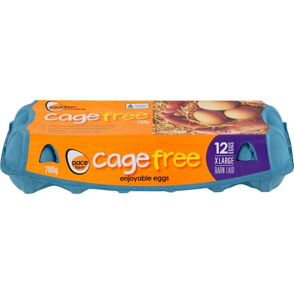 Pace Farm Liberty 12 Extra Large Cage Free Eggs 700g
