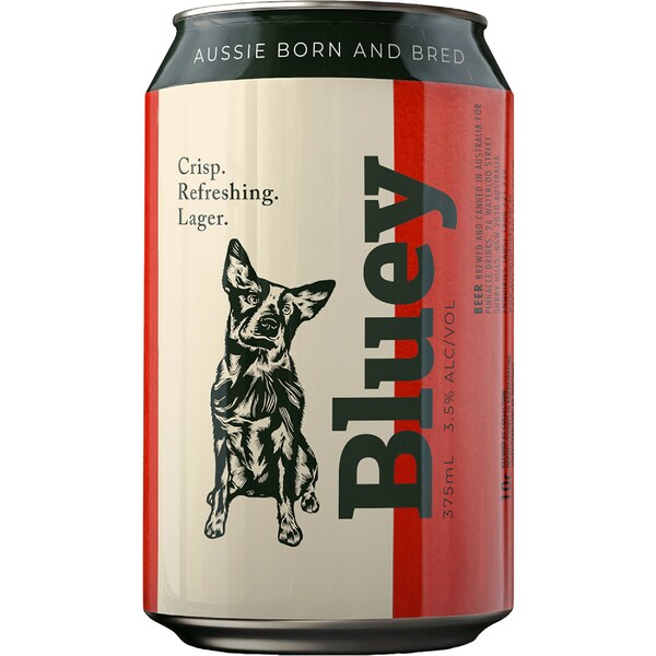 Bluey Ultra Crisp Lager Can 375mL