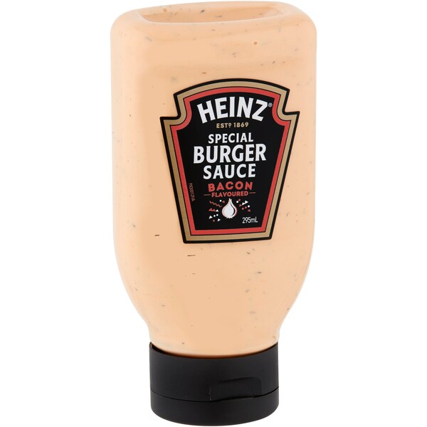Heinz Bacon Flavoured Burger Sauce 295ml