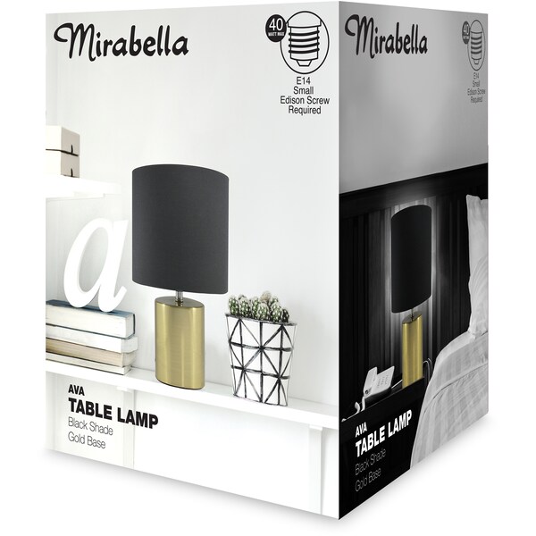 Mirabella Black &   Gold Lamp