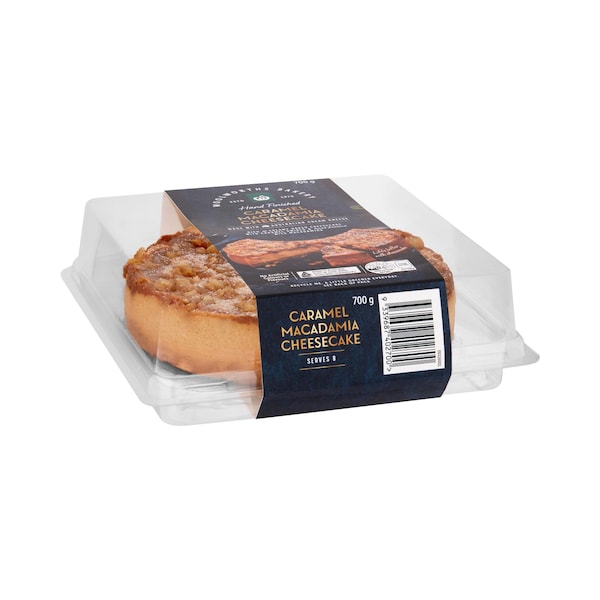 Woolworths Caramel Macadamia Cheesecake 700g