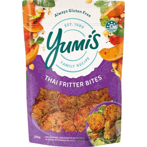 Yumi's Thai Mini Fritters Bites 200g
