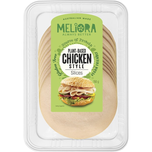 Meliora Plant Based Chicken Style Slices 150g